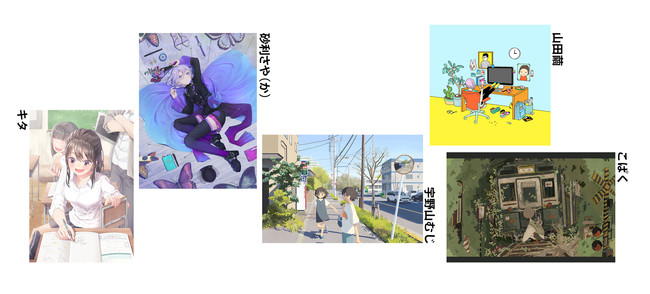 イラストレーターのオンライン美術展「出現画廊」がオリジナル図録を販売決定！出展者を全員掲載！（エントリー：1/13まで）出展者のブースの中から大賞を決める「出現画会」も開催！のサブ画像9