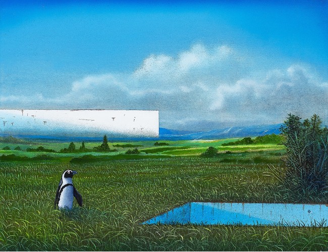 【銀座 蔦屋書店】アート界の次世代を担う、子どもたちのためのチャリティー展「 THE CLUB Collective Echoes 子どもたちへ」をTHE CLUBで開催。のサブ画像2_Naoya Inose Where is my home 2021 Oil, acrylic on linen 35.8 x 28 cm ©️THE CLUB
