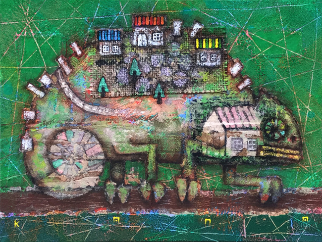 金丸悠児展　～ユーモラスでちょっと風変わりに描く～  大丸京都店６階美術画廊のサブ画像4