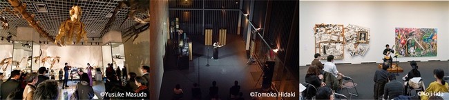 「東京・春・音楽祭2022」ミュージアム・コンサート詳細決定！のサブ画像1_過去のミュージアム・コンサートの様子から　左)国立科学博物館2019公演　中)東京国立博物館2021公演　左)上野の森美術館2021公演