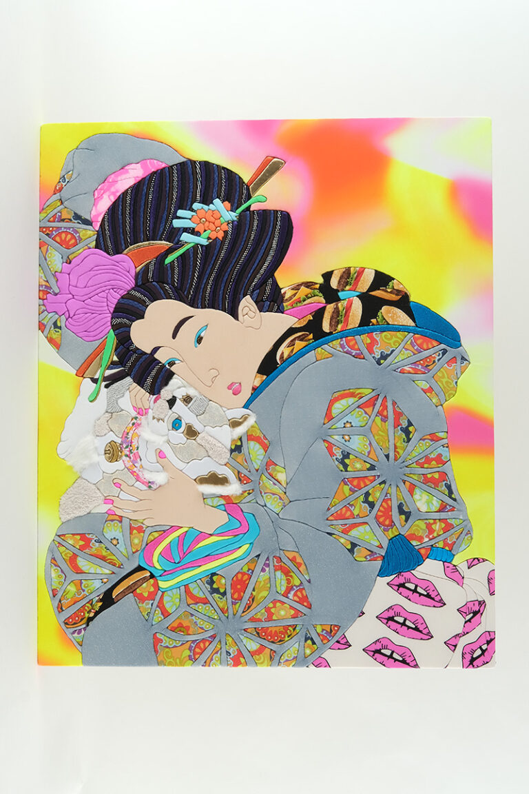 銀座三越で、古着や廃材などを材料として積極的に使用した"キメコミアート"の生みの親であるイワミズアサコの作品展を開催！のメイン画像