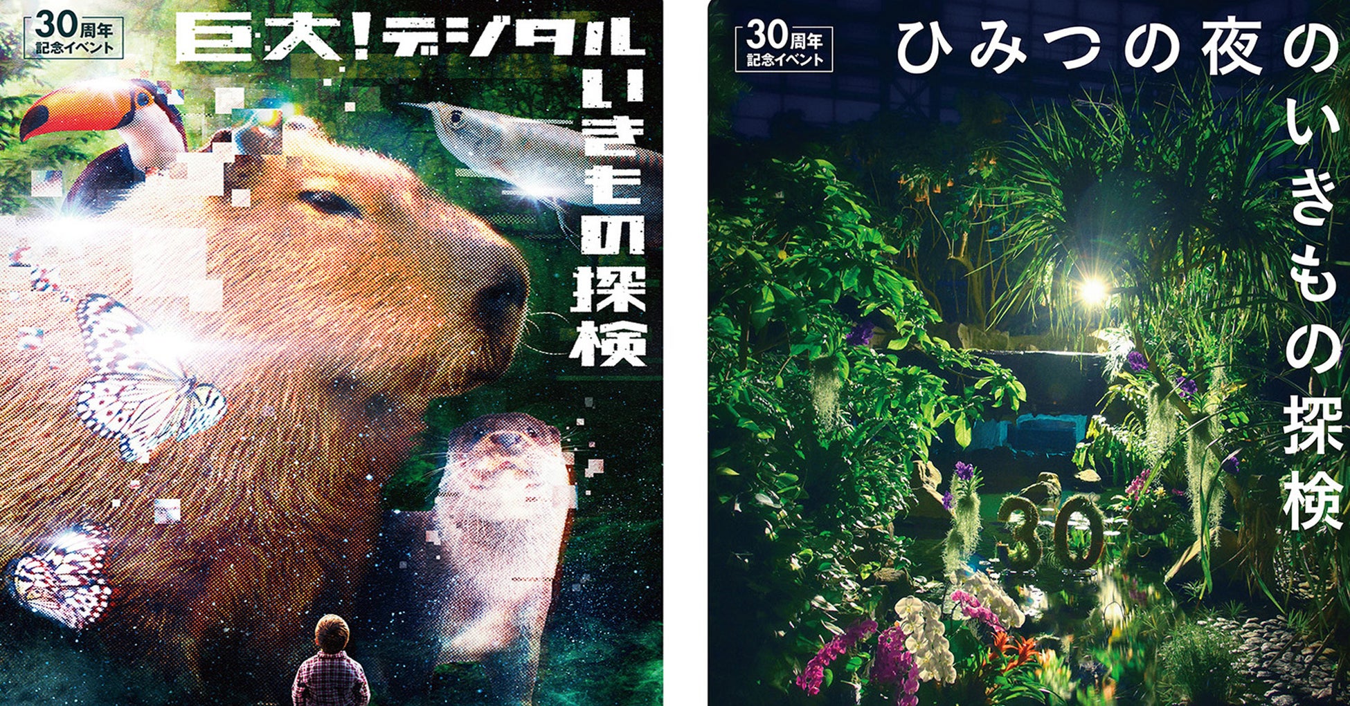 3m超の巨大カピバラ！グリーンパークで「巨大！デジタルいきもの探検」「ひみつの夜のいきもの探検」を同時開催のサブ画像1