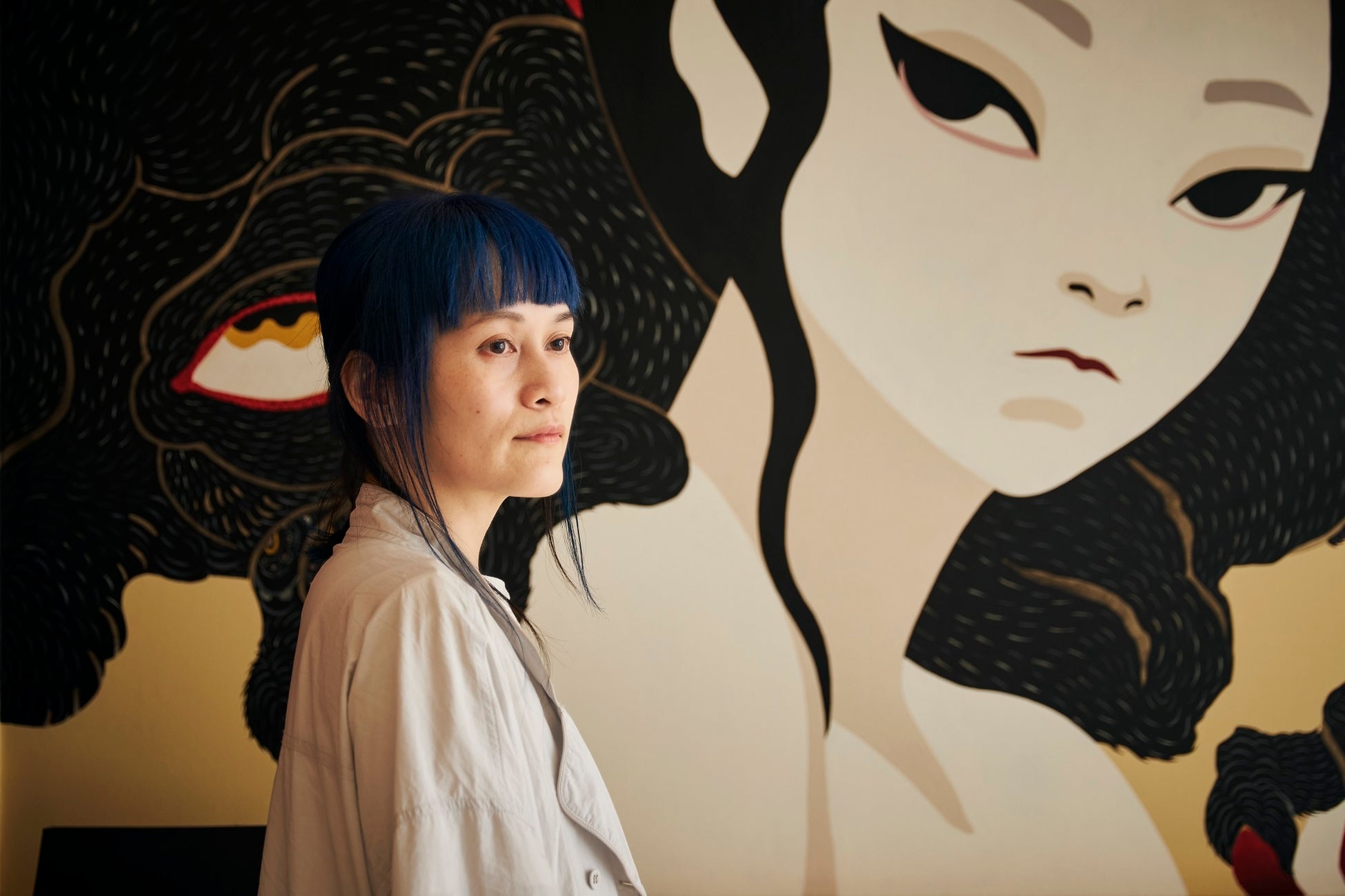 壁に直接絵を描いた客室　　第34室目「アーティストルーム 白沢（はくたく）」を販売のサブ画像3_feebee ポートレート