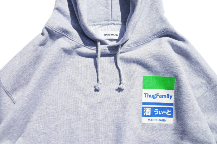 即日完売だったMARC HARNのThugFamily フーデッドが待望の再入荷のメイン画像