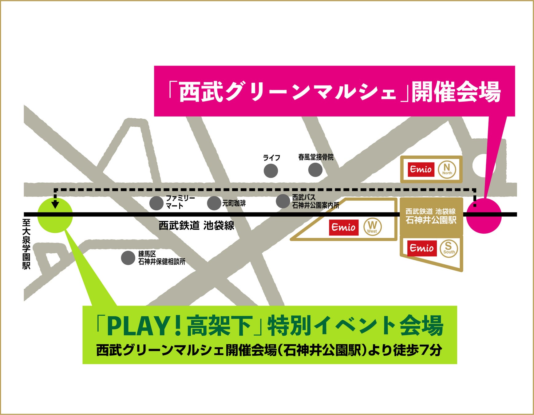 ＜石神井公園駅―大泉学園駅間高架下の暫定活用＞『PLAY！高架下』プロジェクト 7月23日（土）開催！のサブ画像3