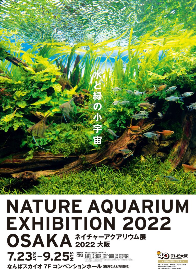 美しい水景と生き物で癒される夏！「ネイチャーアクアリウム展 2022 大阪」7月23日より、なんばスカイオ７Fで開催のメイン画像