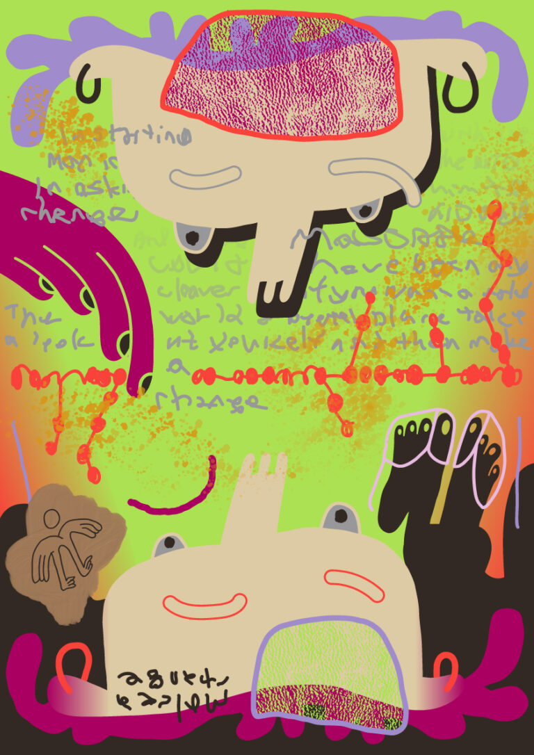 【OIL by 美術手帖ギャラリー】ビビッドな色彩で魅力的な生物を描き出すアーティストKeeenueの新作個展「The Me in the Mirror」を8月12日（金）より開催。のメイン画像