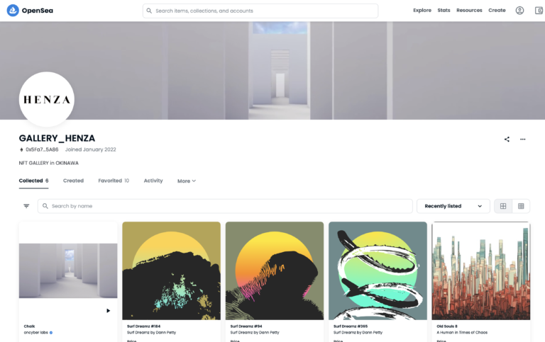 沖縄初のリアルNFTギャラリー「GALLERY HENZA」を株式会社HENZAが沖縄県北谷町に2022年8月23日にOPENのメイン画像