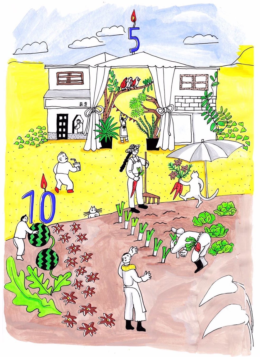 北加賀屋の文化複合施設「千鳥文化」が5周年イベントを開催。合わせて「みんなのうえん北加賀屋」の開設10周年を記念したマルシェも。のサブ画像1