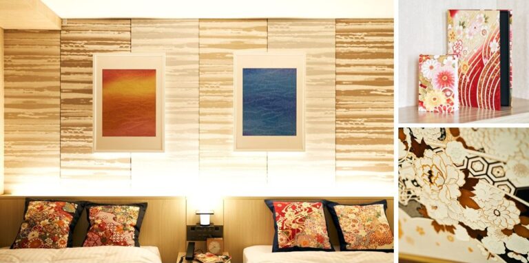 京染 佐々木染工「伝統×革新」の新たな一歩　京友禅をホテルの客室に。振袖制作技術による和の空間演出商品を開発のメイン画像