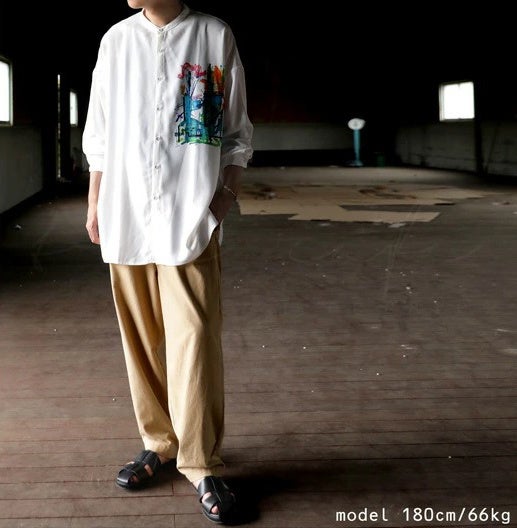 想像力を刺激するアートな洋服！ “ファッション×アート”をテーマにした新ブランド「the ART gallery」より、ヒロ・ヤタベ氏のアートプリントロングシャツが登場。のサブ画像6