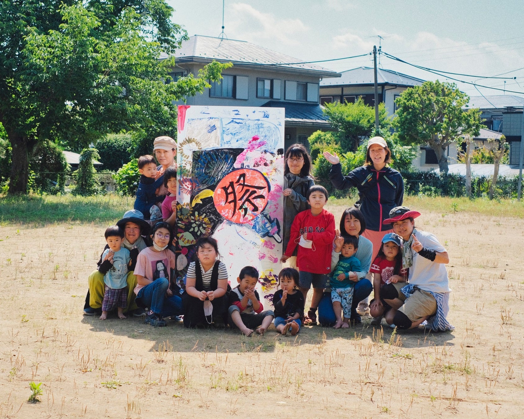 第31回四街道ふるさとまつりを開催のサブ画像4_小学校、NPO、飲食店など様々な団体が制作したアートパネル