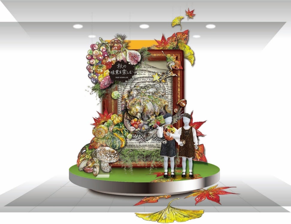 アート作品の展示販売から店内の装飾まで／マツダケンのアート作品を全館で展開のサブ画像5_＜店頭装飾での使用例＞
