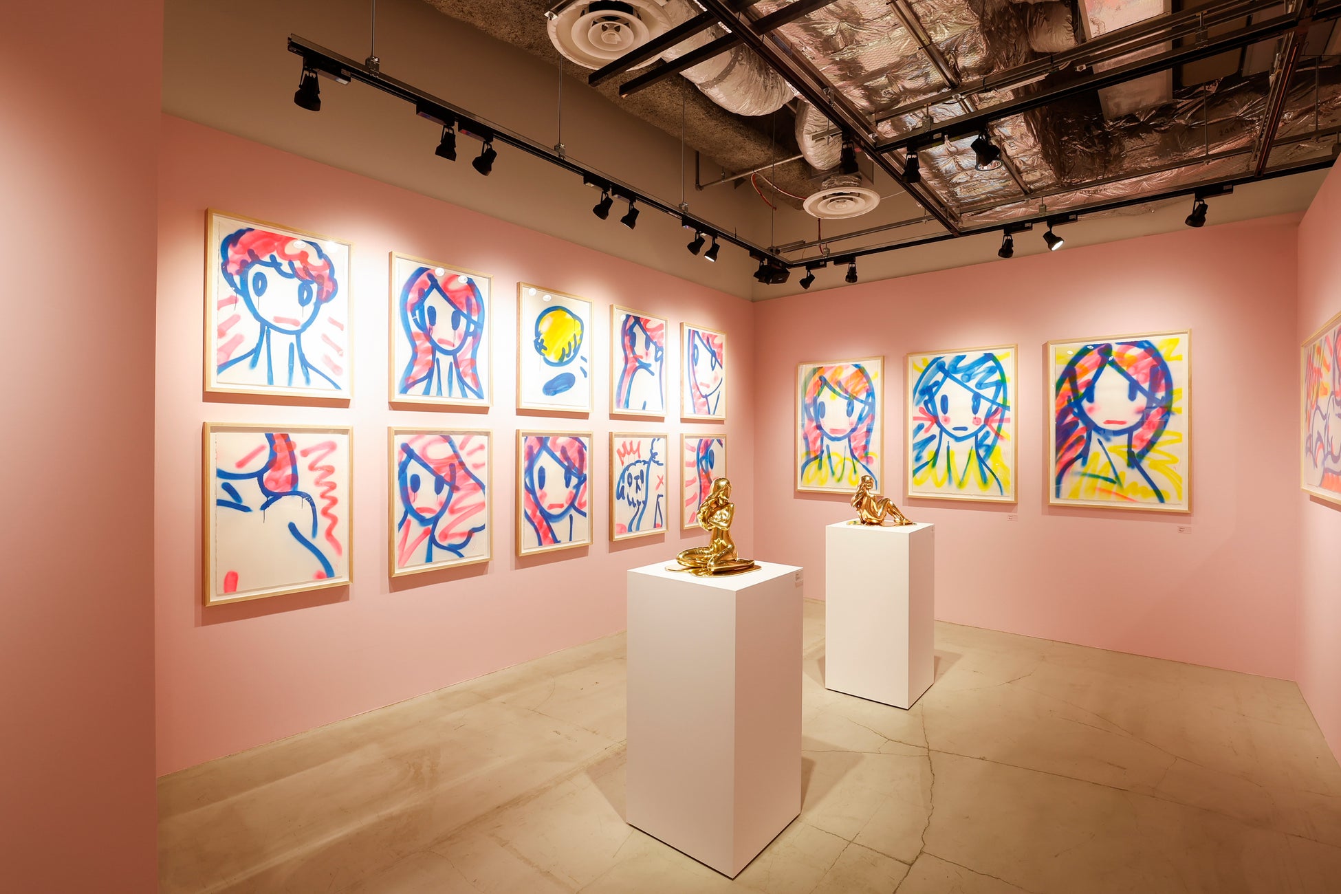 天野タケル最新作個展「TAKERU AMANO EXHIBITION “VENUS”」9/9（金）より心斎橋PARCOに巡回決定！新作大型作品を始め、大阪開催を記念したEDシルクスクリーンが登場！のサブ画像3_東京会場での様子