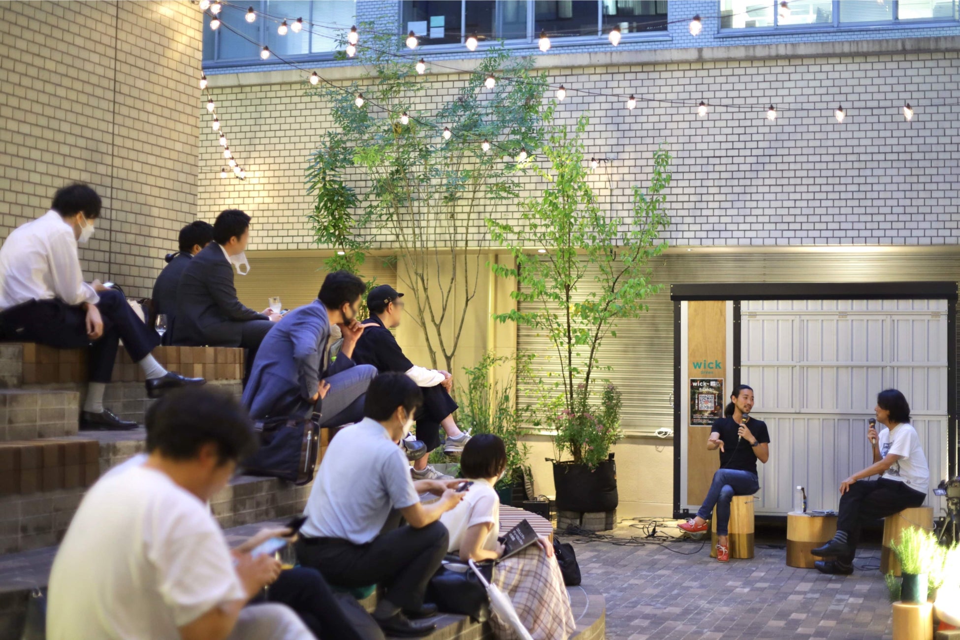 三菱地所社長 吉田淳一氏と東京藝術大学学長 日比野克彦氏「アートを軸にした有楽町のこれから」トークサロンのサブ画像4_【wick Talk】トークセッションの様子