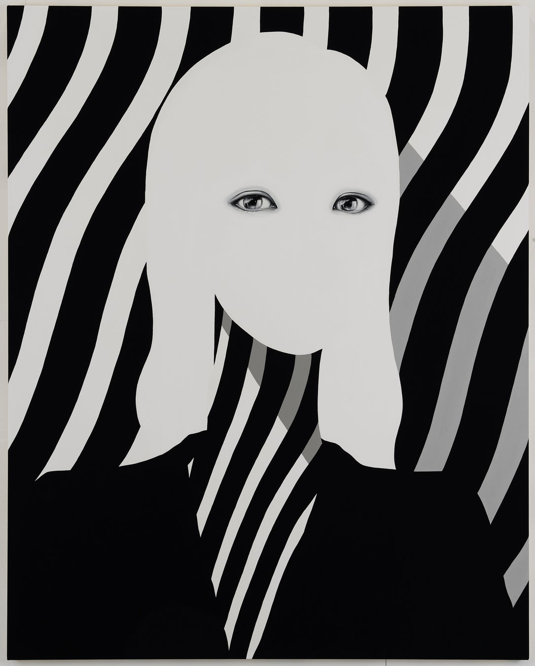 【銀座 蔦屋書店】現代人の肖像画を描くアーティスト、松山しげきの個展「Portrait of dazzle」を8月27日（土）より開催。のサブ画像2_《Portrait of dazzle #162》2022年制作、F100(1620×1303) ／Acrylic on Canvas