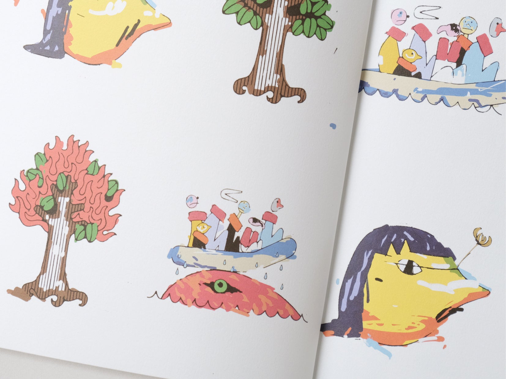 【NADiff a/p/a/r/t】アーティスト・オオクボリュウによる作品集『STRUGGLE IN THE SAFE PLACE』の刊行記念ポップアップ、展覧会を8月25日（木）より開催。のサブ画像2_作品集中面より