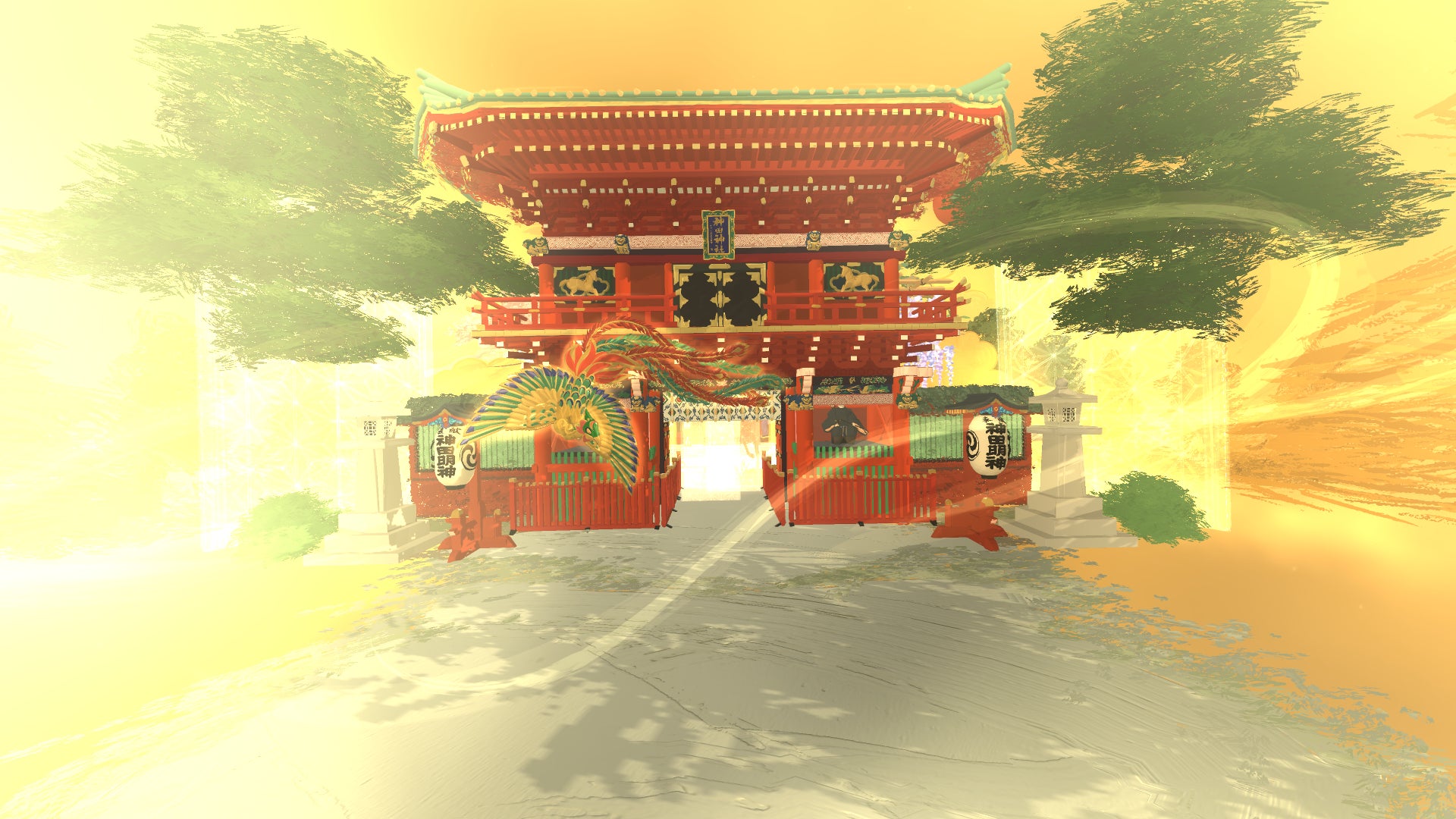 人気VRアーティストせきぐちあいみが参画する「Crypto Zinja」プロジェクト　江戸総鎮守神田明神にNFTアート作品を奉納＆境内でのライブペイントを実施!！のサブ画像2_「Crypto Zinja 神田明神之図」