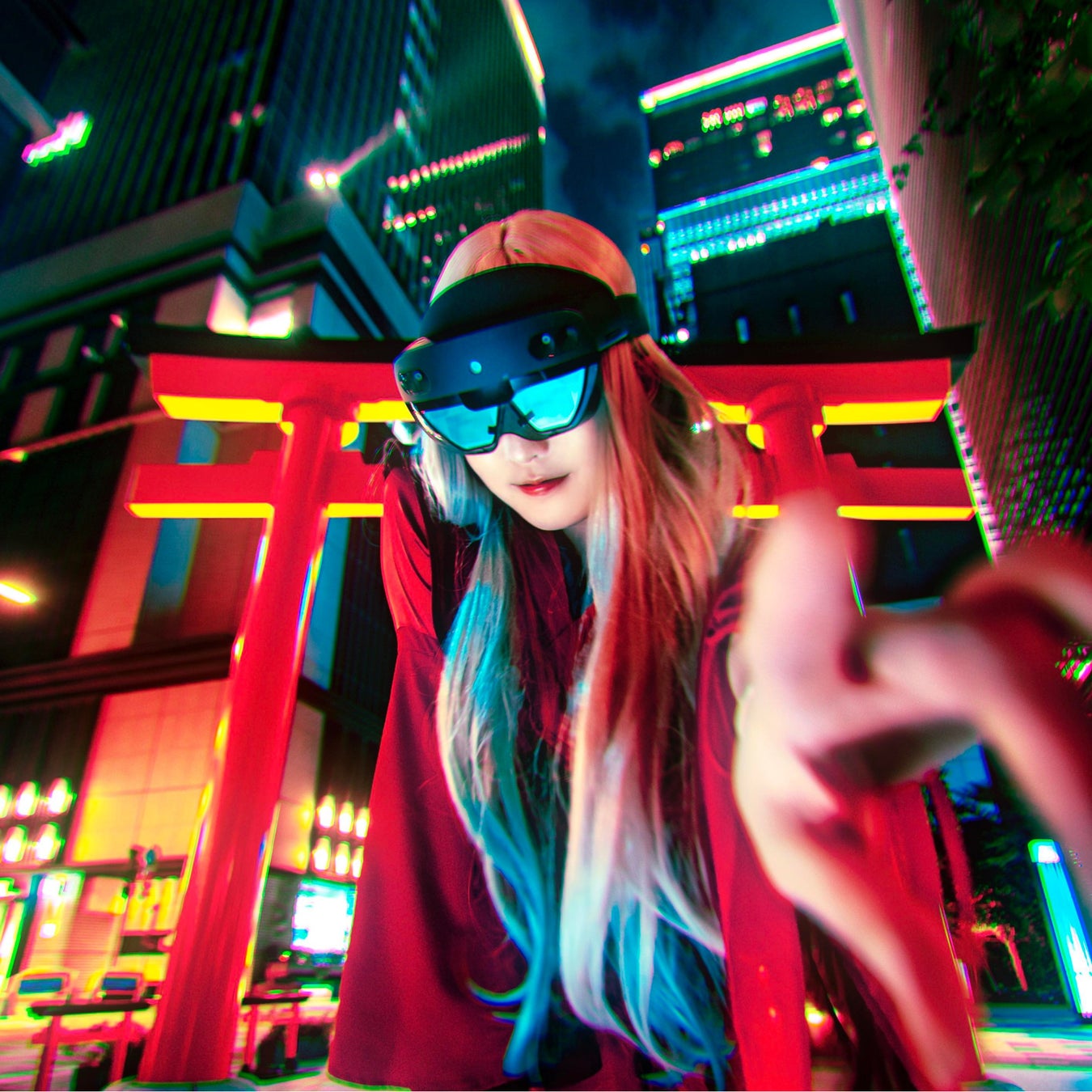 人気VRアーティストせきぐちあいみが参画する「Crypto Zinja」プロジェクト　江戸総鎮守神田明神にNFTアート作品を奉納＆境内でのライブペイントを実施!！のサブ画像3_せきぐちあいみ
