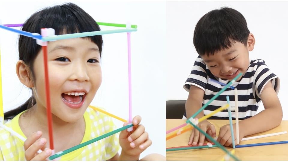 ストローを無限につなぐだけで夏の自由研究に！のサブ画像1