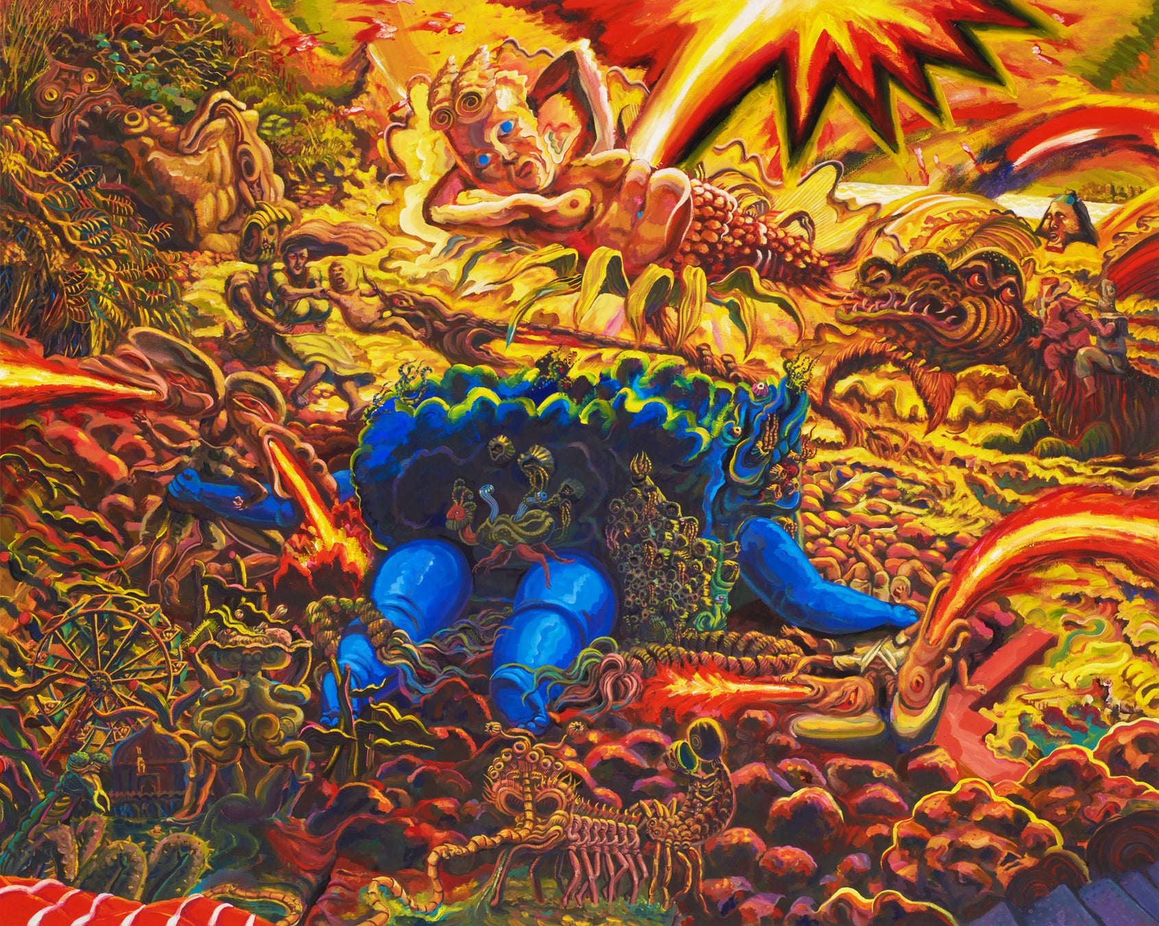 【YUGEN Gallery】絵本ファンは要注意!?　人気絵本作家よしながこうたくの知られざる世界が明らかになる個展「三途の川の此岸路」＜2022年8月19日（金）〜8月24日（水）＞のサブ画像2_おいてけぼり