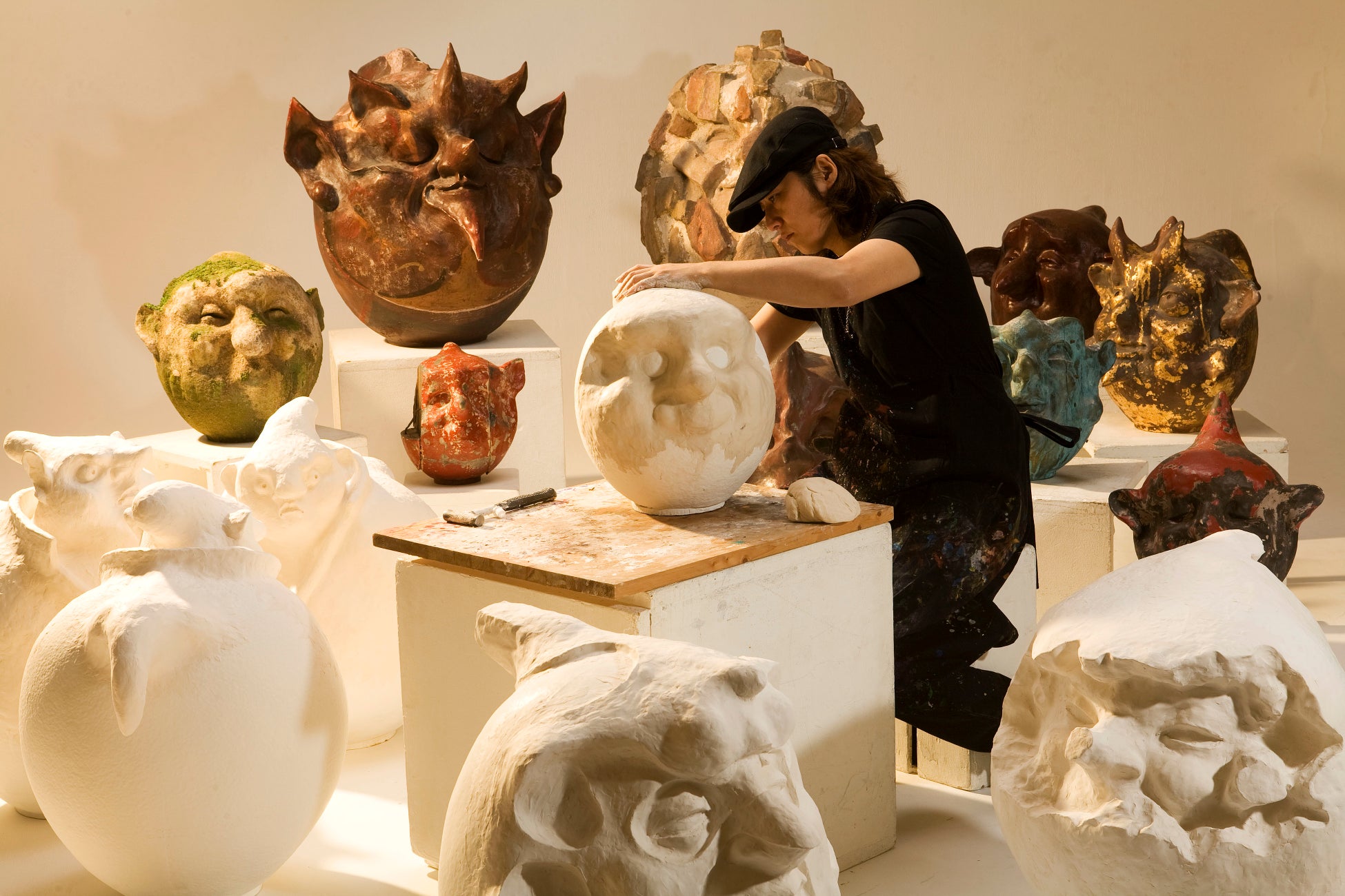 【AQUARIUM×ART átoa（アトア）】石井竜也氏作品展 第二弾！企画展「顔魂 KAODAMA 〜森の精霊達～」を開催しますのサブ画像2_WELL STONE VOICE