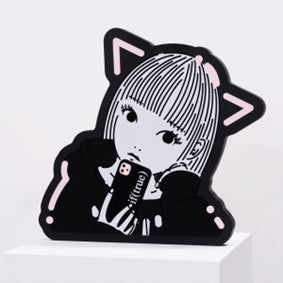 8月24日より「二次元派展」が都内2会場にて開催。今アジアが最も注目する現代アーティストおよそ30名が参加！のサブ画像9_山口真人《MUSIC PSP》2022／Acrylic on wood panel／62 x 58 x 4.5 cm