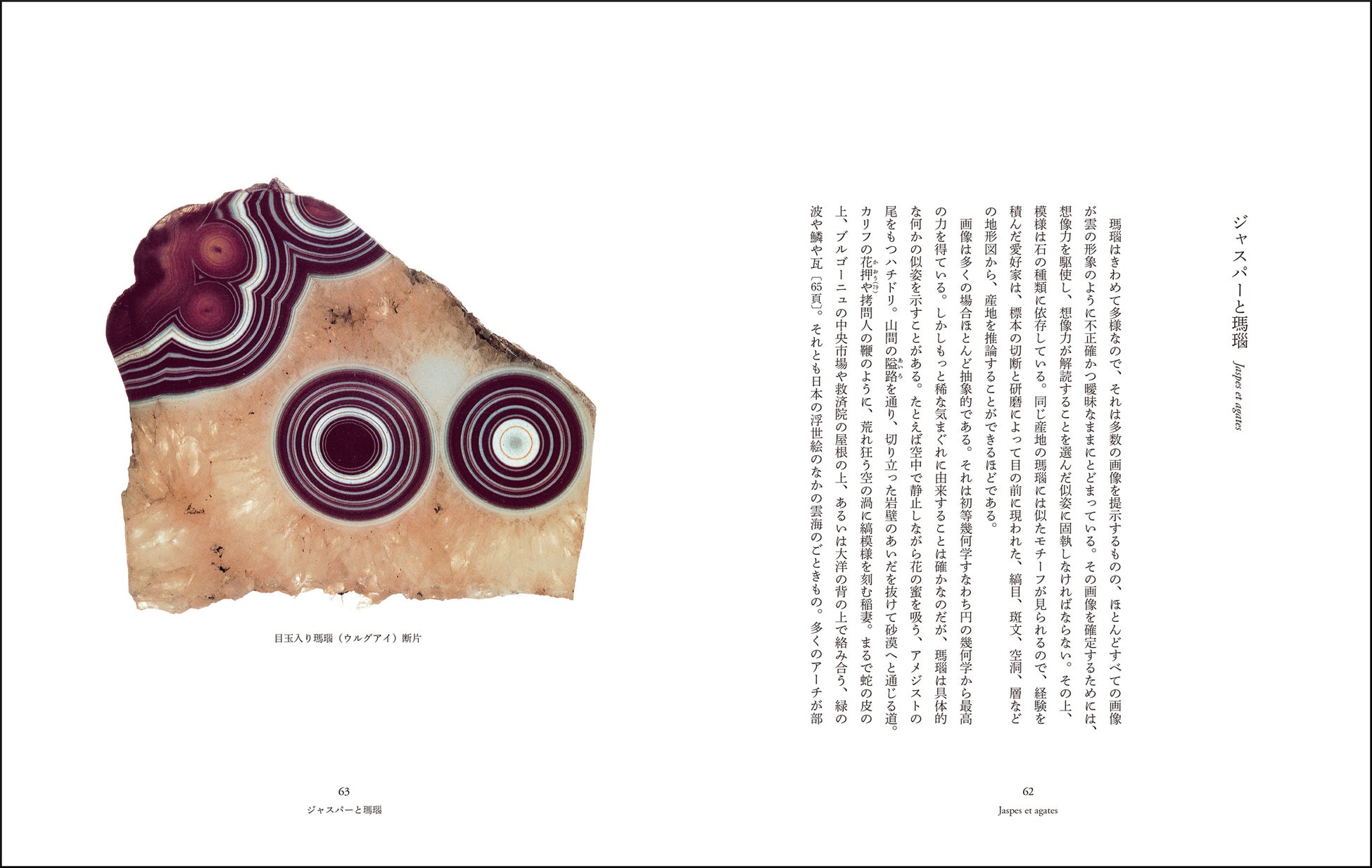 長らく入手困難であった美しい名著を、新たな翻訳で刊行！　ロジェ・カイヨワ著『石が書く』のサブ画像4_「ジャスパーと瑪瑙」より