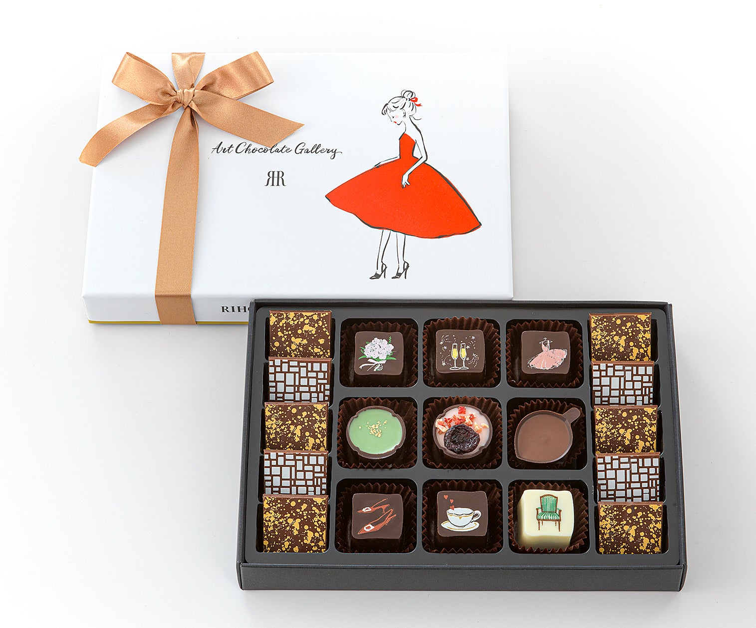 イラストレーター・デザイナーとコラボレートしたファッショナブルなチョコレートが新登場。バレンタイン商品「Valentine Collection 2023」のサブ画像7_⑥ 「ロイヤル・アフタヌーンティー」