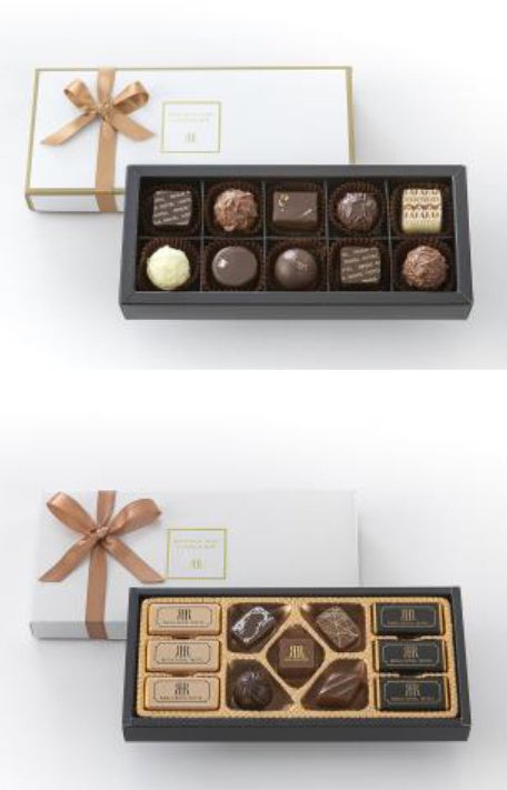 イラストレーター・デザイナーとコラボレートしたファッショナブルなチョコレートが新登場。バレンタイン商品「Valentine Collection 2023」のサブ画像8_⑦  「ファンショコラ」／⑧ 「ショコラ・デセール」