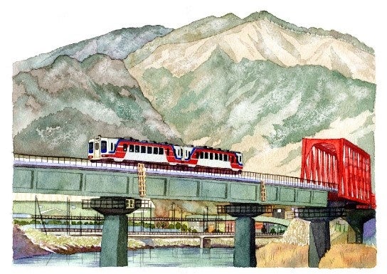 三陸と三陸鉄道の魅力をイラストで伝える！ギャラリー列車発進！カレンダー発売！のサブ画像3