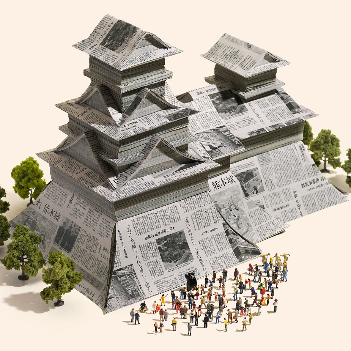 全国初開催！特別企画展 ミニチュア写真家・見立て作家 田中達也が手掛ける ミニチュアアート熊本展「ミニチュアくまもと旅するモン」のサブ画像4