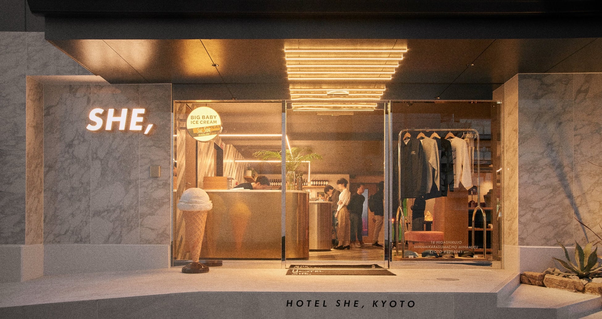 「泊まれるギャラリー」がHOTEL SHE, KYOTOに期間限定オープン。お気に入りのアートを選んで飾る宿泊体験のサブ画像3