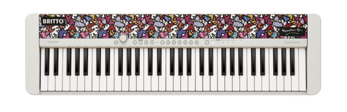 鮮やかなポップアートで空間を彩る電子キーボードのメイン画像