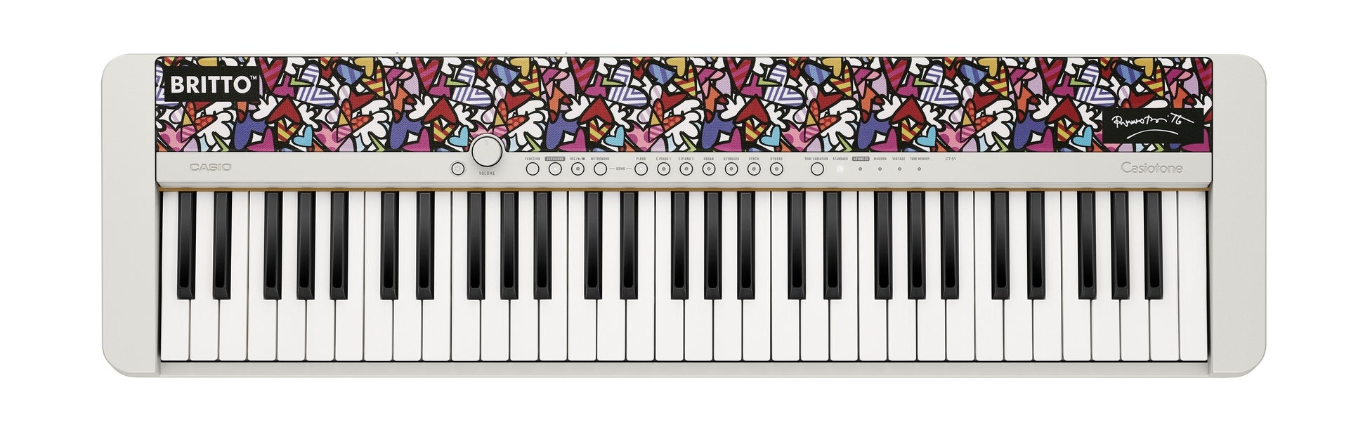 鮮やかなポップアートで空間を彩る電子キーボードのサブ画像1_CT-S1FH