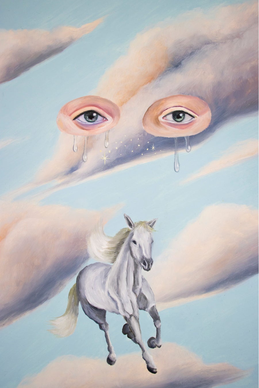 【OIL by 美術手帖ギャラリー】ヒロ杉山キュレーション展「NEO PAINTING TOKYO」を10月7日（金）より開催。現在の東京から立ち現れる、新たなムーブメントの夜明け。のサブ画像7_《a dreamer Ⅰ》（2022）　324mm×232mm　紙に油彩（参考作品）