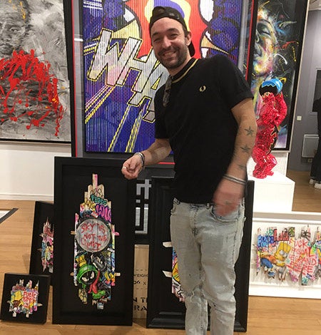 「ワンマイザー　来日記念絵画展」ついに実現、フランスで話題のストリートアーティスト 初来日！【翠波画廊】のサブ画像2