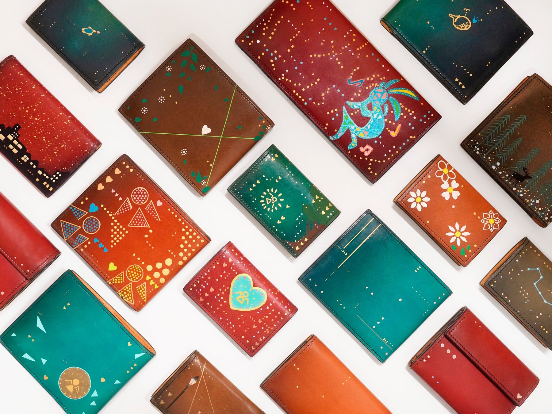 【銀座で無料個展】手染めのレザーブランド yuhaku(ユハク) が画家の矢野 竜輝氏とコラボ。革の端材を活用したアートなどを展示・販売いたします。のサブ画像1