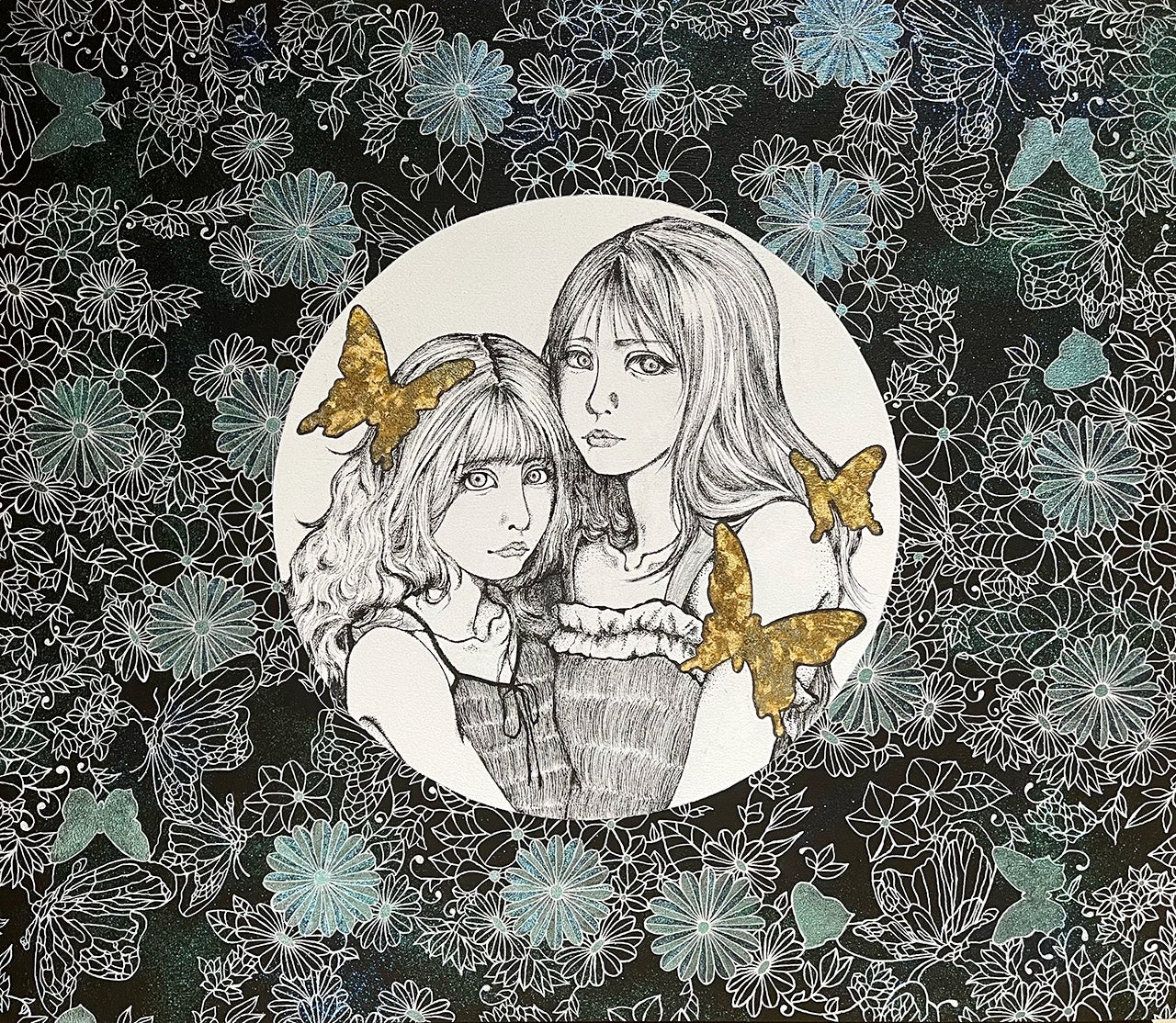 ボールペンでの細密描写と、混合技法での表現をメインに制作している作家、笠原菜々子氏による初の個展＜生まれも育ちも＞を開催いたします！のサブ画像3