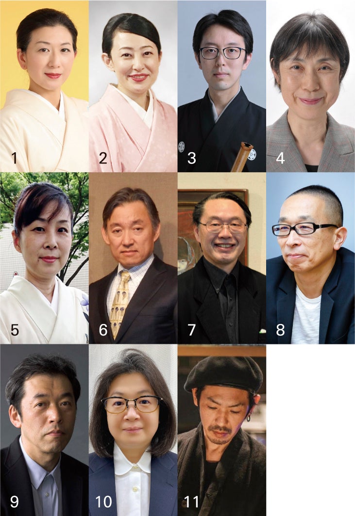 アートと文化が誰にも近い街「京橋彩区」の芸術文化講座2022年度 下期(10月～2023年3月)の開催計画が決定のサブ画像1_講師の皆さん