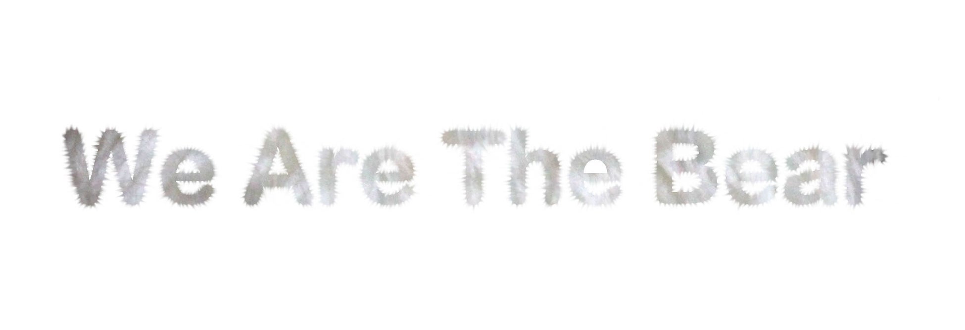 WON_Jacky個展「We Are The Bear」開催のお知らせのサブ画像3_logo_We Are The Bear」