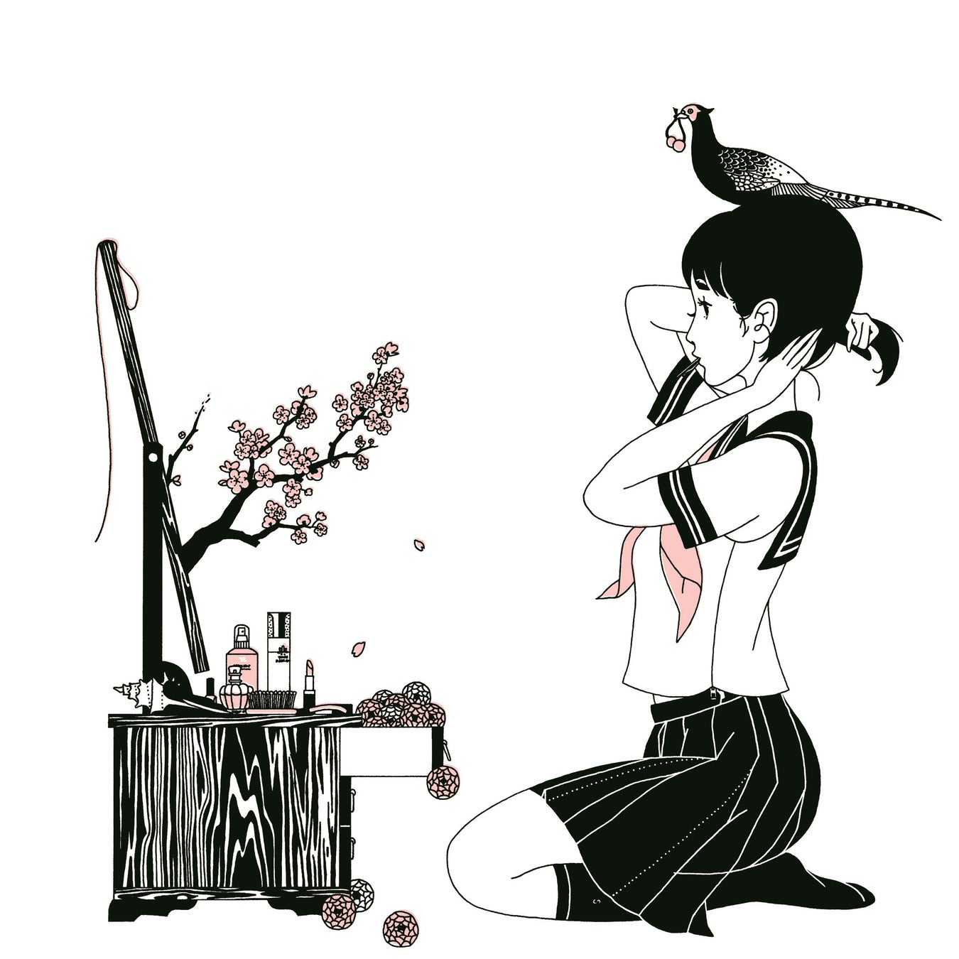 11月9日（水）から、イラストレーター・中村佑介の活動20周年を記念した『中村佑介20周年展』東京ドームシティ Gallery AaMo（ギャラリー アーモ）に巡回決定！のサブ画像2_中村佑介画集 「Blue」表紙 ©Yusuke Nakamura