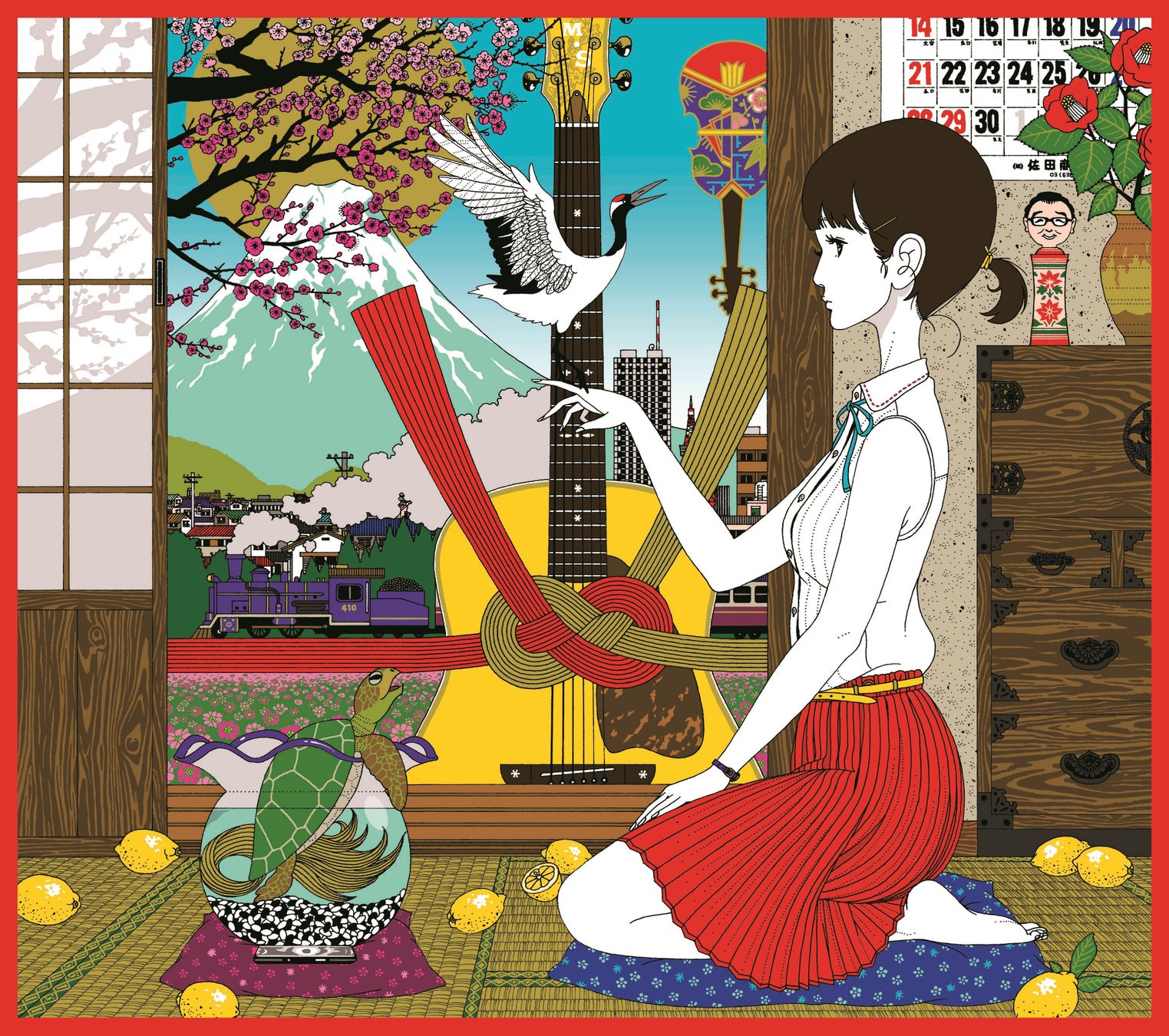 11月9日（水）から、イラストレーター・中村佑介の活動20周年を記念した『中村佑介20周年展』東京ドームシティ Gallery AaMo（ギャラリー アーモ）に巡回決定！のサブ画像4_さだまさし 『天晴～オールタイム・ベスト～』 ©U-CAN,Inc