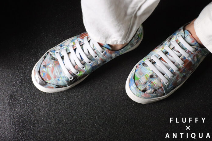 スニーカーがキャンバスに！？ファッションを通じてアートを表現する新ブランド『the ART gallery』より、FLUFFYとコラボしたアートパターンスニーカーが登場。のメイン画像