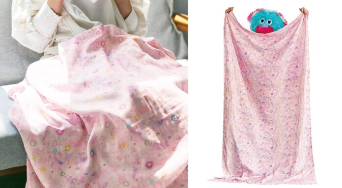 生活を包み込むカワイイ新アイテム「KAWAII COMPANY　夢見る肌心地 ふんわりダブルガーゼの大きなマルチクロス」が登場のメイン画像