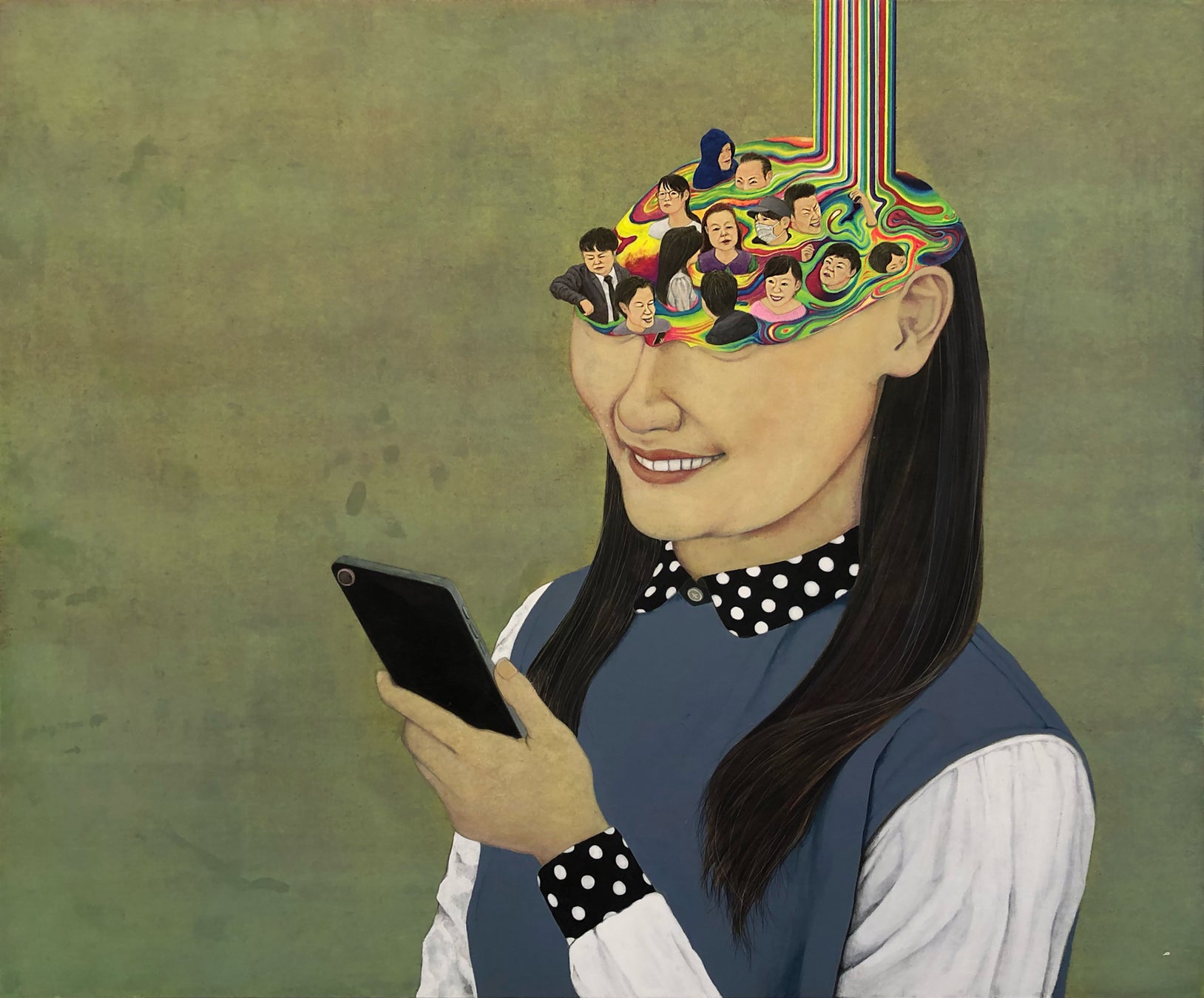 現代の風潮を独自の視点で奇々怪々に描き出す画家・因幡都頼による個展『META – UNIVERSE / 目他 – ユニバース』のサブ画像6