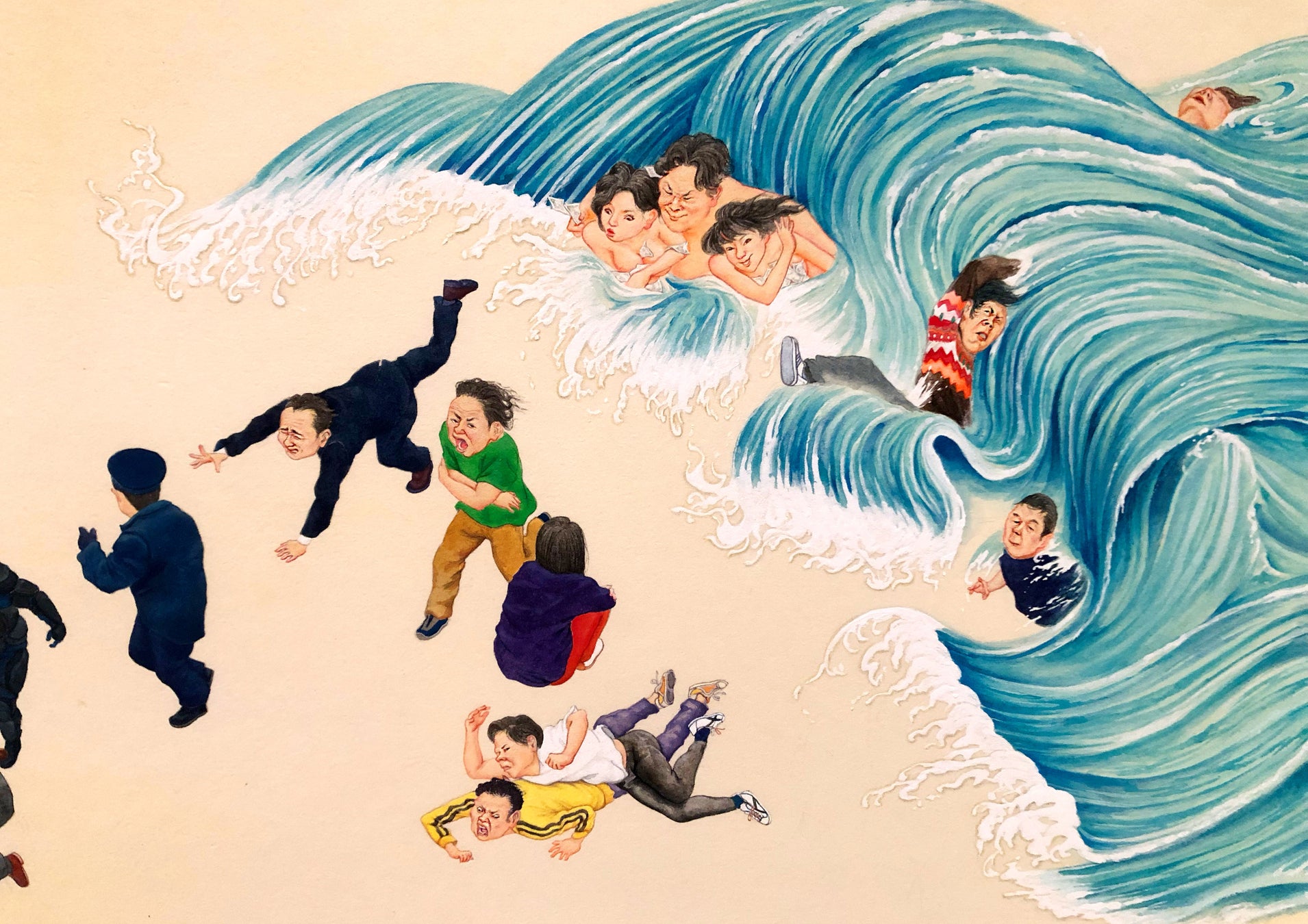 現代の風潮を独自の視点で奇々怪々に描き出す画家・因幡都頼による個展『META – UNIVERSE / 目他 – ユニバース』のサブ画像9