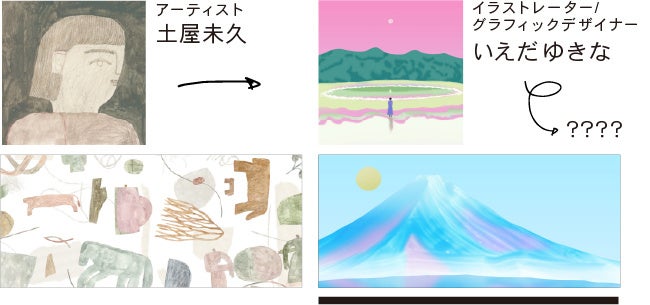 壁紙ブランド「WhO（フー）」より、日本画原点のグラフィックデザイナーが描く新柄登場。富士山の浮かぶ風景を幻想的に表現。のサブ画像2