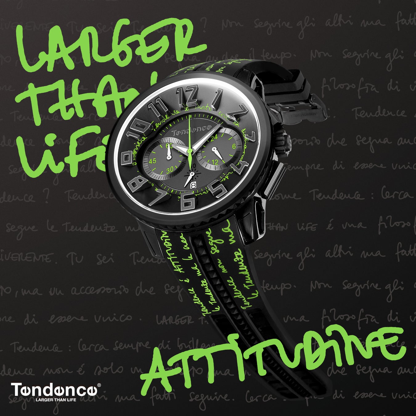 スイスの腕時計ブランド「Tendence (テンデンス)」は、グラフィティデザインが印象的な新作『Gulliver ATTITUDE(ガリバーアティチュード)』を2色、10月21日(金)に発売します！のサブ画像2