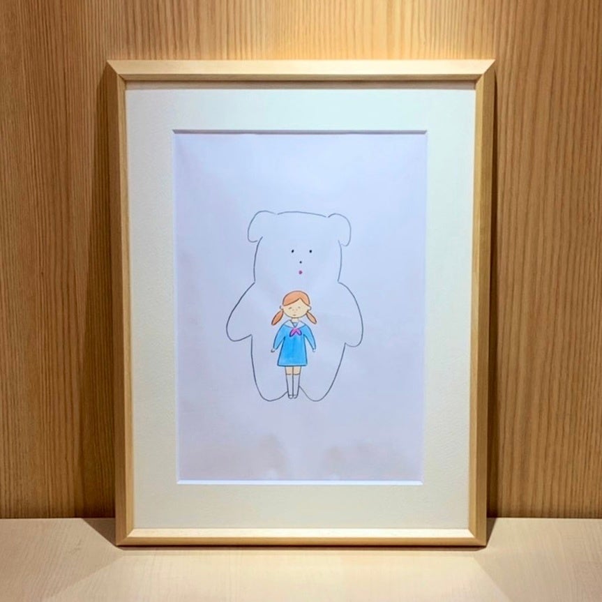 益田ミリさん原画展をずらっと展示！　未来屋書店碑文谷店にて『小さいわたし』原画展開催！のサブ画像2